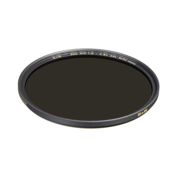 B+W 1089216 Graufilter ND64 "37mm, MRC nano, XS-Pro, 16x vergütet, slim, Premium" matt-schwarz 37mm