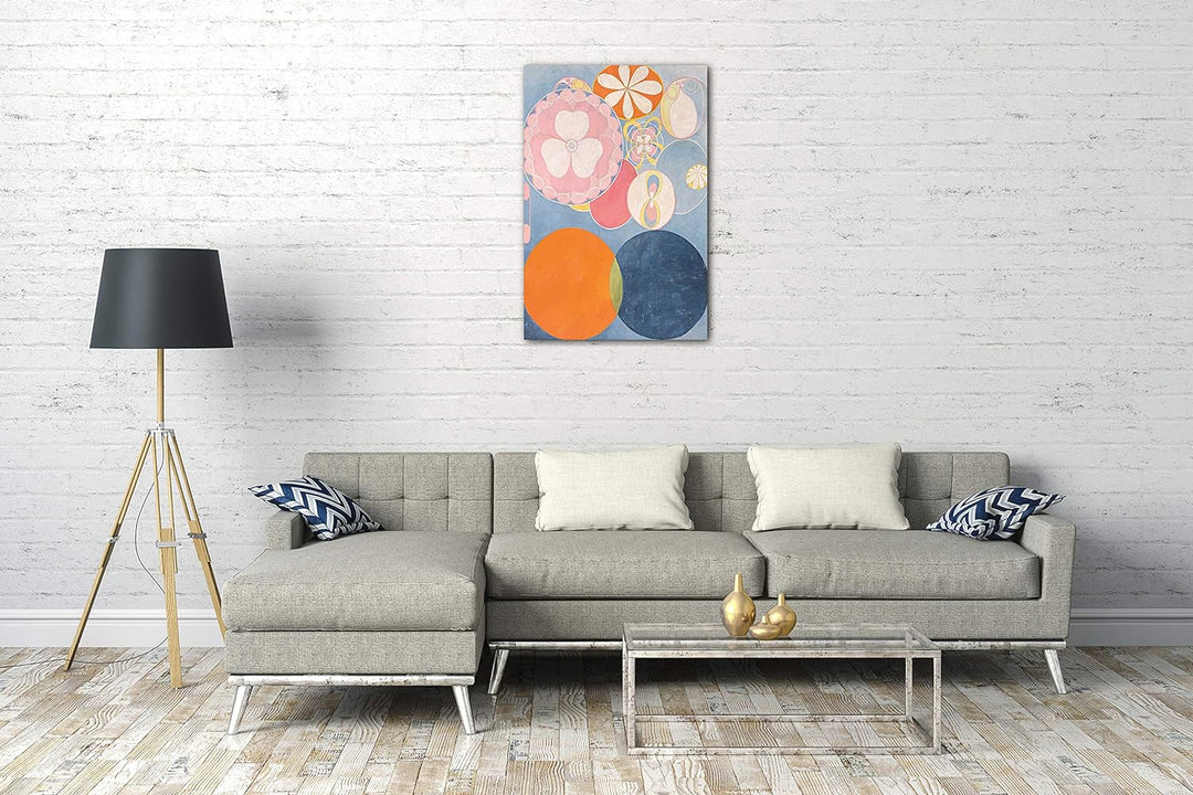 Printed Paintings Leinwand (40x60cm): Hilma af Klint - The Ten Largest, No 2 40x60 cm, 40x60 cm