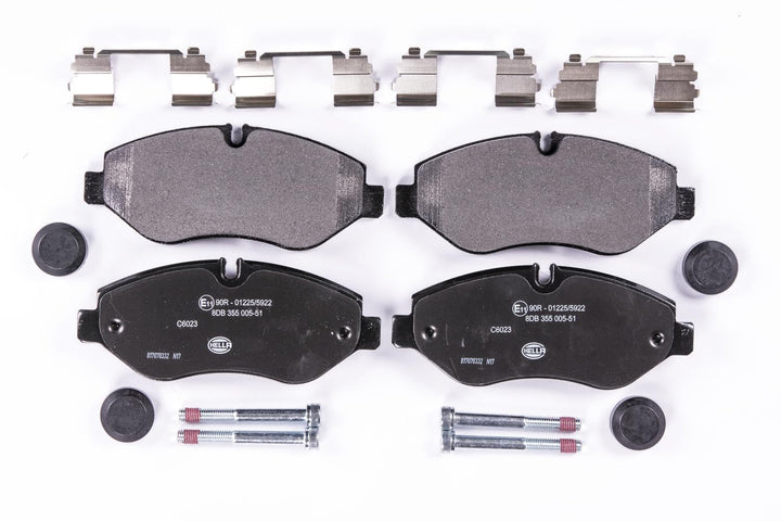 HELLA PAGID 8DB 355 005-511 Bremsbelagsatz - C6023 - Dicke/Stärke: 21.4mm - Bremssystem: Brembo - fü