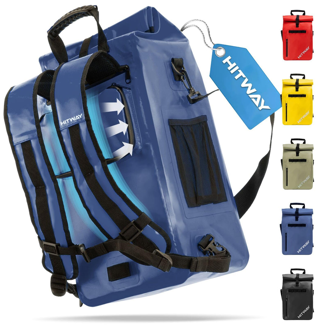HITWAY Unisex Gb1 Fahrradrucksack L Blau, L Blau