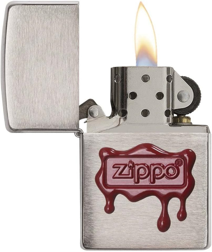 Zippo 29492 60003610 Wax Seal Stamp Benzinfeuerzeug, Messing, Transparent, 6 x 6 x 8 cm
