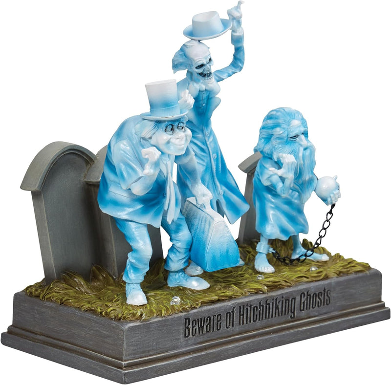 Enesco Disney Showcase The Haunted Mansion Hitchhiking Ghosts beleuchtete Figur, 20,3 cm, mehrfarbig