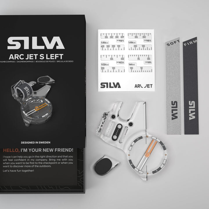 Silva Arc Jet S Kompass, durchsichtig, Standard