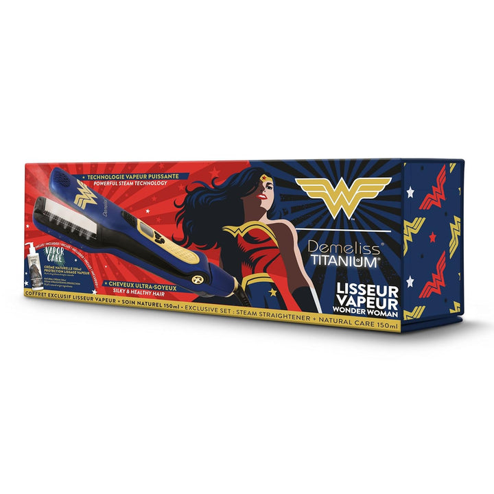 SAINT ALGUE - Demeliss TITANIUM Dampfglätter Wonder Woman Edition Blue, Blue