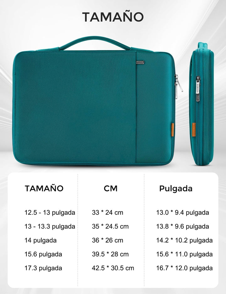 DOMISO Laptoptasche 17 Zoll Hülle Stossfest Wasserdicht Laptop Sleeve PC Case Notebook Schutztasche
