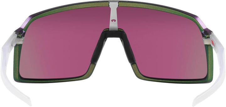 Oakley Herren Oo9406 Sutro Sonnenbrille, Matt-silber-grün Colorshift/Prizm Road Jade