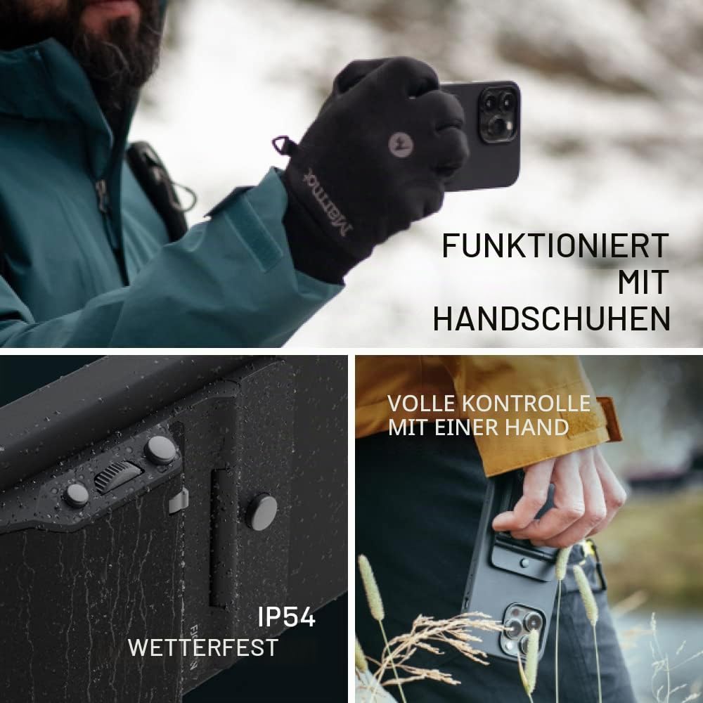 FJORDEN Plus Bundle für iPhone 14 Pro Max – inklusive Kameragriff Handyhülle (MagSafe kompatibel) –