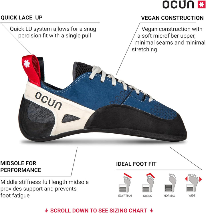 Ocun Advancer QC 41.5 EU Dunkelblau, 41.5 EU Dunkelblau