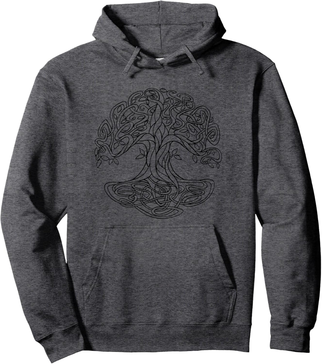 Yggdrasil Kelten Wikinger Weltbaum Weltenesche Ragnarök blck Pullover Hoodie