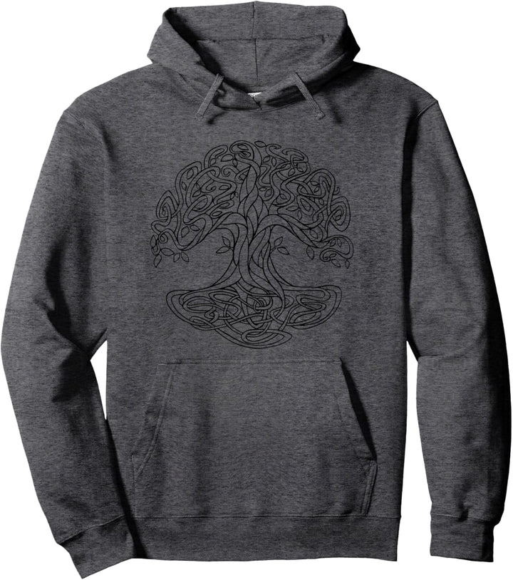 Yggdrasil Kelten Wikinger Weltbaum Weltenesche Ragnarök blck Pullover Hoodie