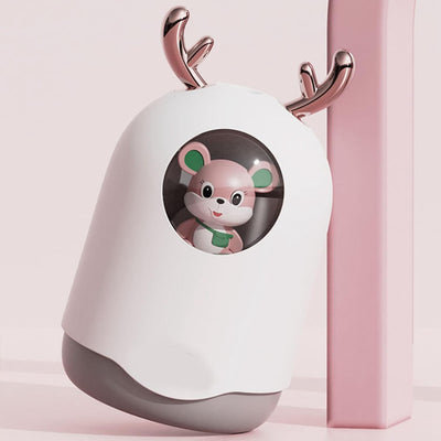 Tragbarer USB-Mini-Luftbefeuchter, Leiser Betrieb, Grosser Nebel, Niedliches Design für Schreibtisch