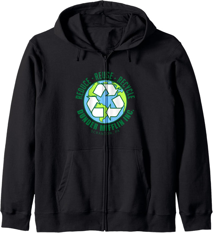 The Office Reduzieren Sie die Wiederverwendung Recycling Kapuzenjacke