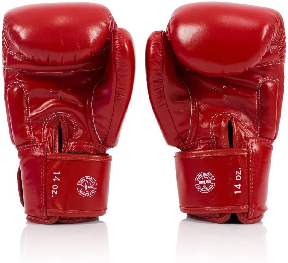 Fairtex BGV19 Deluxe Tight-Fit Gloves 16 oz Rot, 16 oz Rot