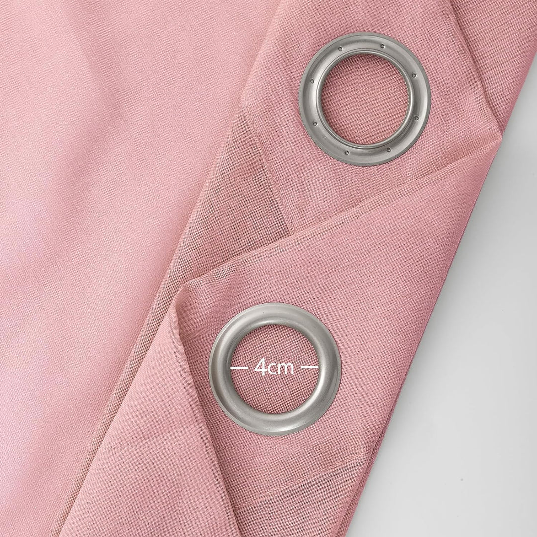 TOPICK Voile Vorhang Mit Ösen Sheer Vorhänge Transparent Gardine Gaze Paarig Ösenschals für Wohnzimm