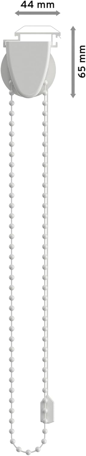 INTERDECO Verdunkelungsrollo/Thermo Rollo, Rot BxH 98,5 x 175 cm, Klemmfix Rollos ohne Bohren, Seite