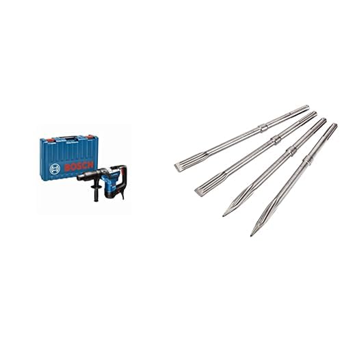 Bosch Professional Bohrhammer GBH 5-40 D (SDS Max, inkl. Zusatzhandgriff, Fetttube, Maschinentuch, i