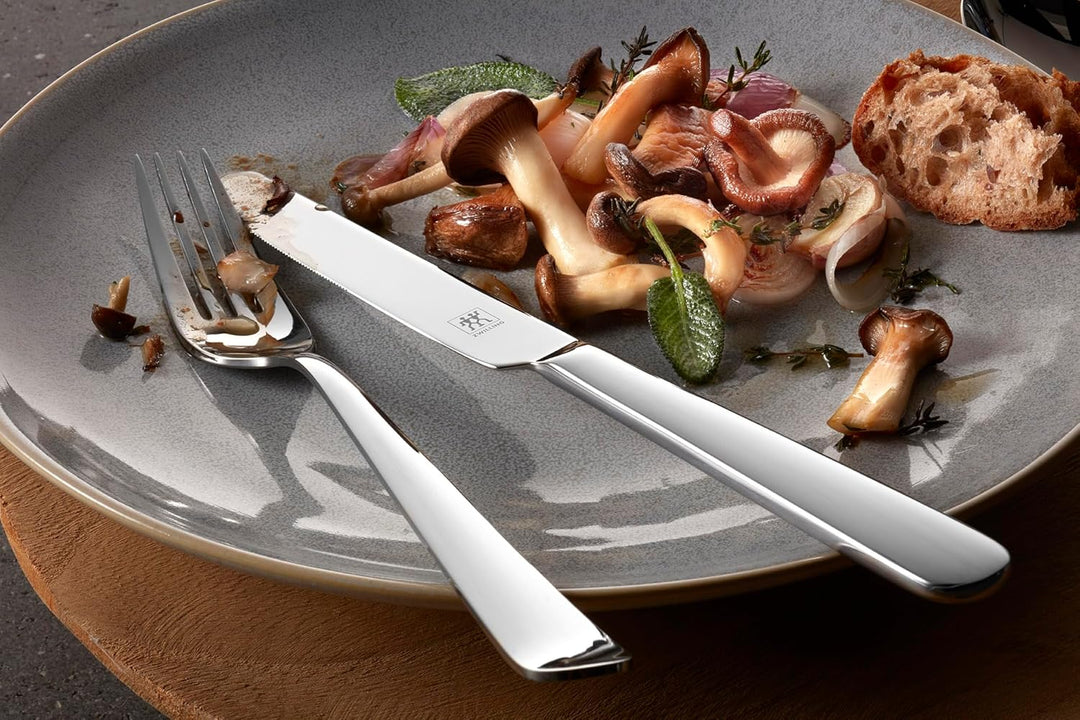 ZWILLING Swing Besteckset, 30-tlg, für 6 Personen, Spülmaschinengeeignet, 18/10 Edelstahl, Poliert,