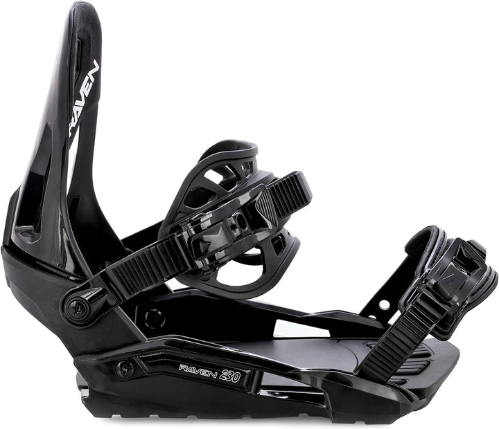 RAVEN Snowboard Set: Snowboard Mia Black + Bindung s230 Black S/M 147cm + s230 Black S/M, 147cm + s2