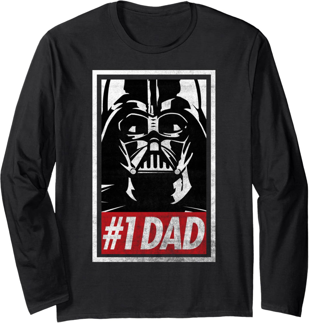 Star Wars Darth Vader #1 Dad Portrait Langarmshirt