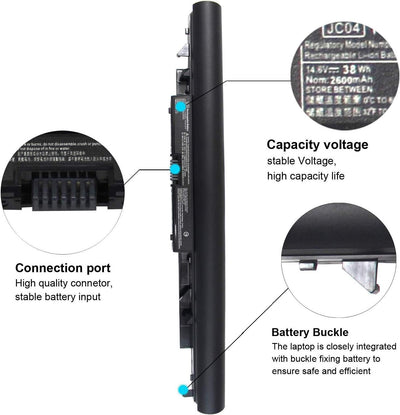 38WH JC04 919700-850 JC03 919701-850 Laptop Akku für HP 240 245 250 255 G6 15-BS 15-BW 17-BS 17-AK b