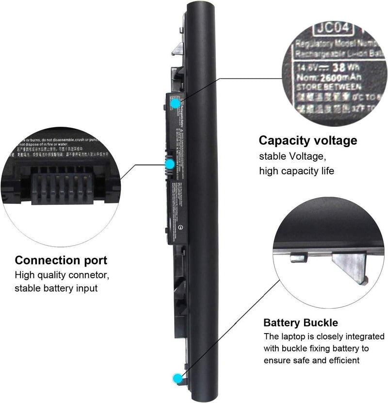 38WH JC04 919700-850 JC03 919701-850 Laptop Akku für HP 240 245 250 255 G6 15-BS 15-BW 17-BS 17-AK b