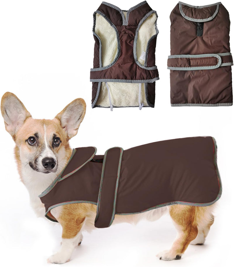 PETCUTE Hundejacke Winter Hundewintermantel Warme Winterjacke für kleine Hunde grosse Hunde Weste Fl