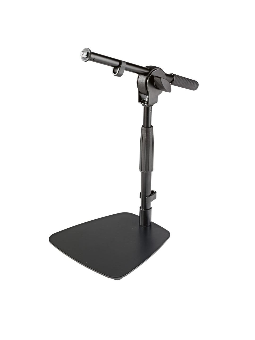 K&M 25995 Tisch- /Bodenstativ Schwarz – 28,5 - 40 cm hohes Multifunktions-Stativ für Tisch und Verst