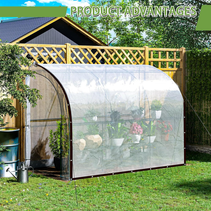 Abdeckplane Mit öSen,Transparente Plane Wasserdicht,Regenplane Zeltplane,Abdeckfolie FüR GartenmöBel