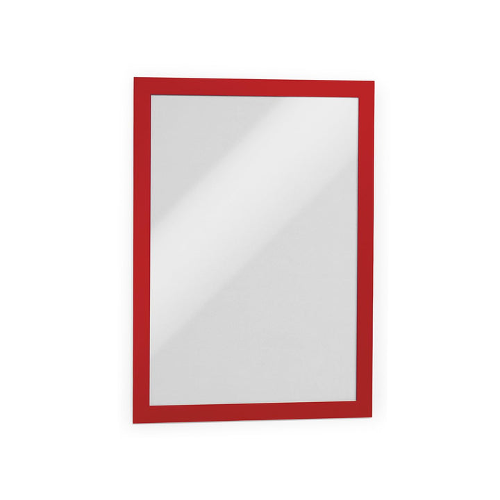 Durable Info-Rahmen Duraframe (A4, selbstklebend mit Magnetverschluss) 10 Stück, rot, 488203 A4 Rot,