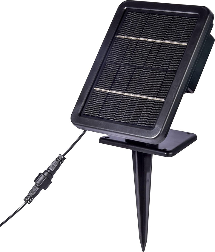 dobar® 96101e Solarbrunnen Hera | Gartenbrunnen mit LED Beleuchtung | Terrassenbrunnen aus Polyresin