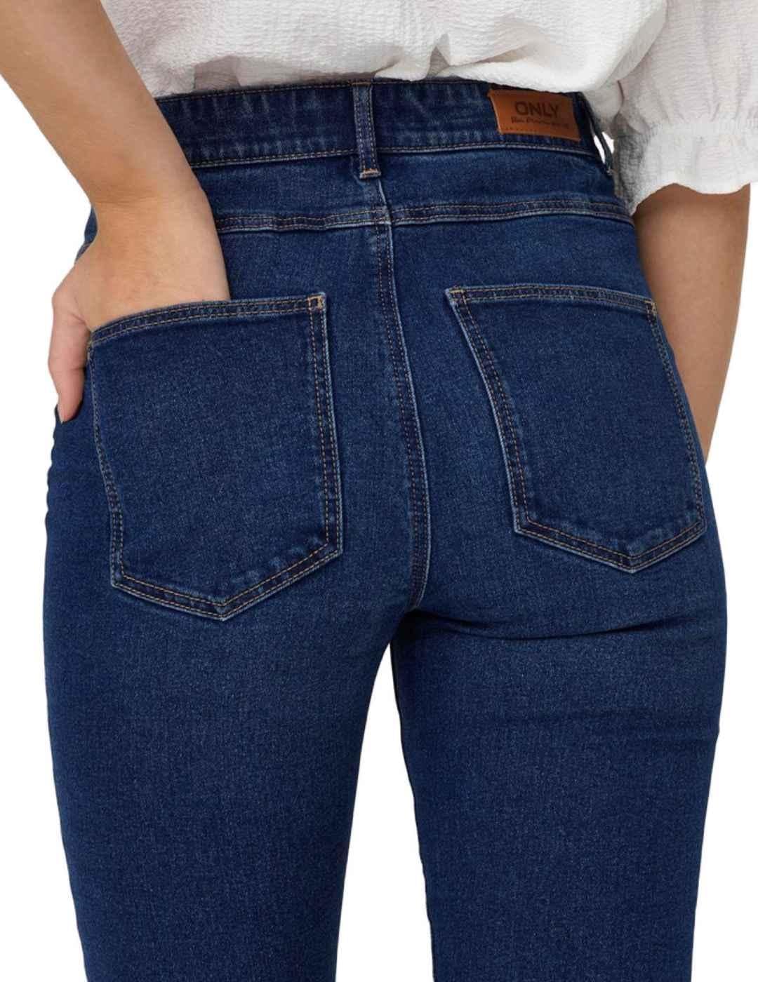 NAME IT Damen Onldruna Hw Skinny Dnm Pimbox 25W / 30L Dark Medium Blue Denim, 25W / 30L Dark Medium