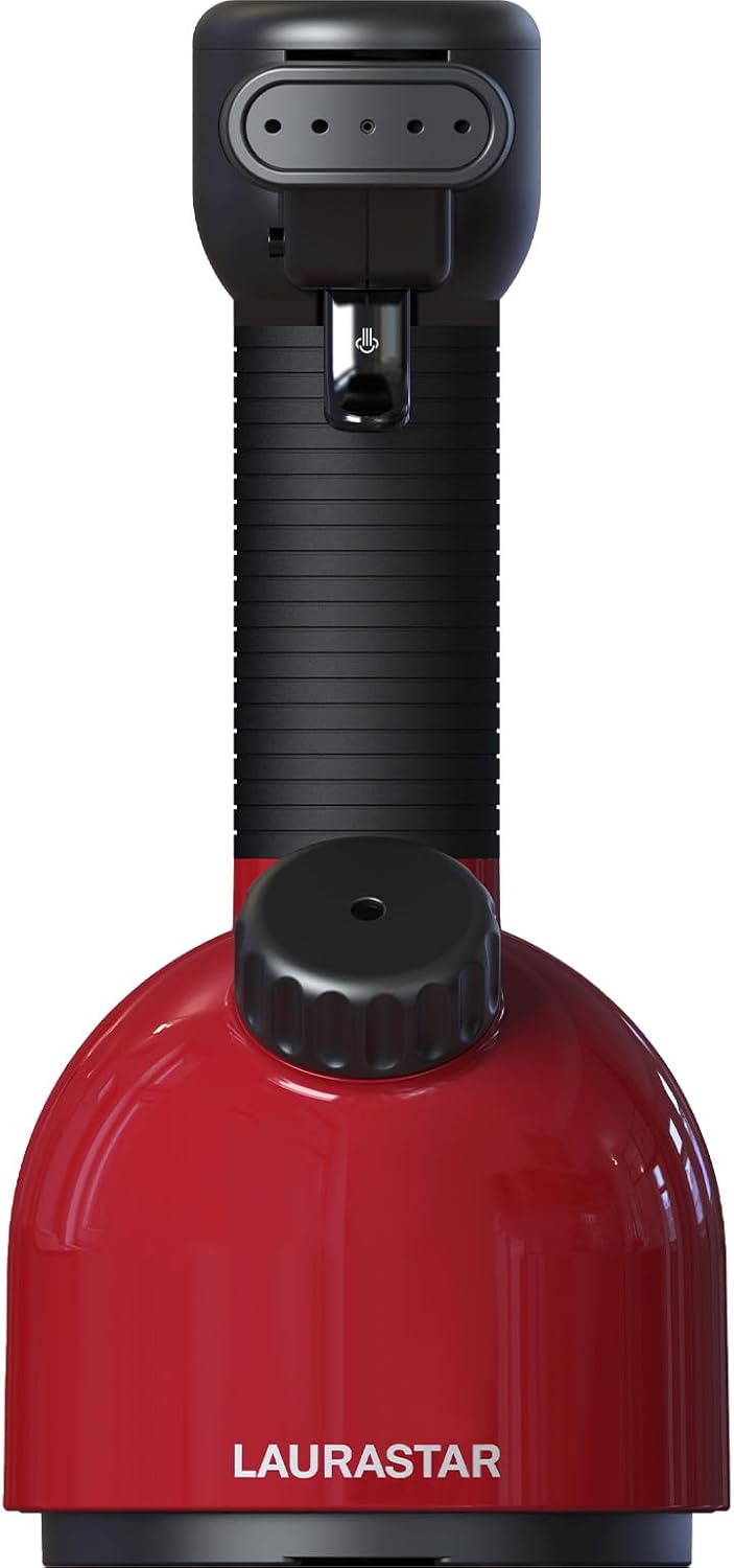 Laurastar IGGI Intense Red Tragbare Dampfreiniger, Desinfiziert und Dekontaminiert Textilien und Geg