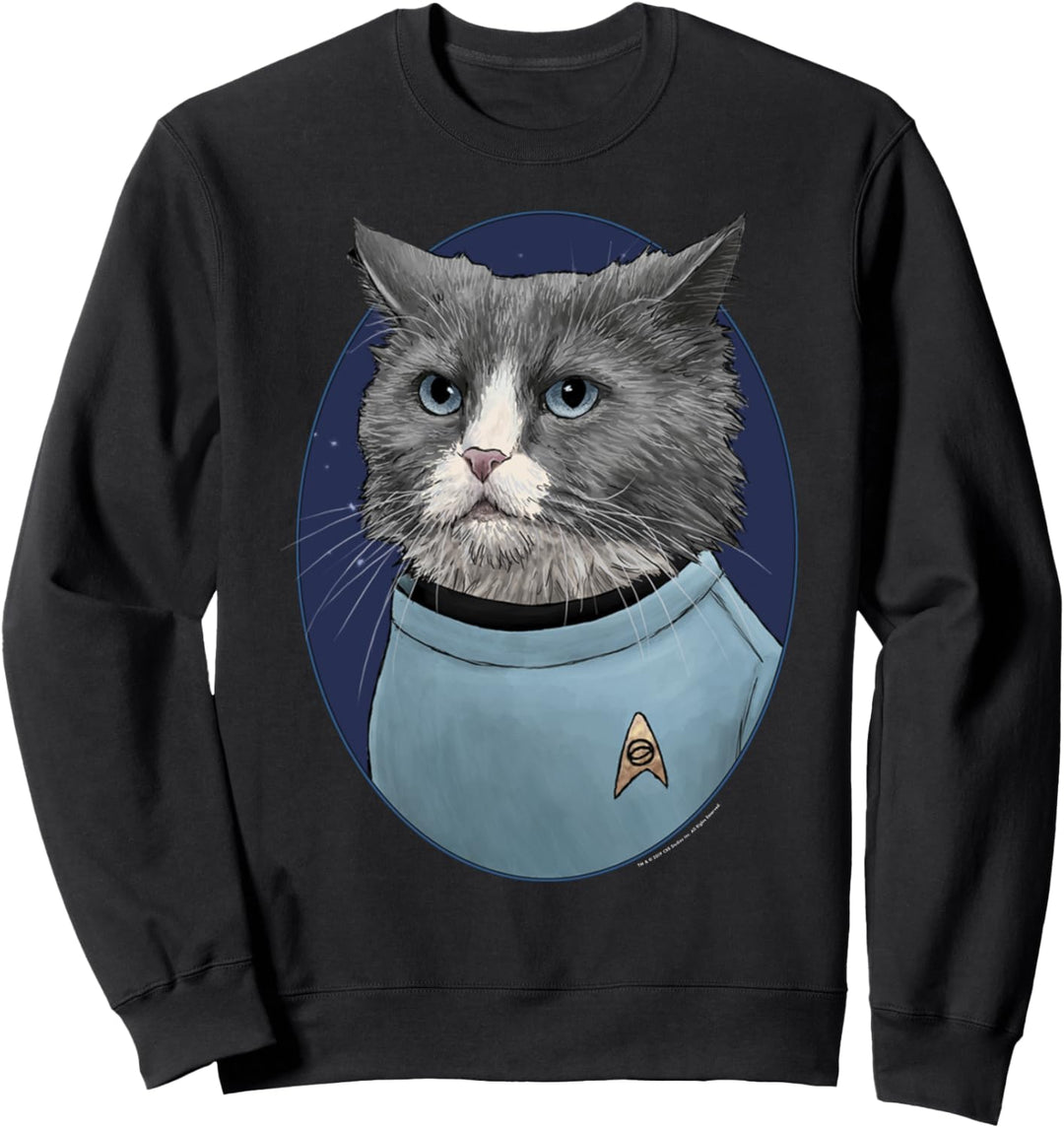 Star Trek: The Original Series Leonard McCoy Cat Portrait Sweatshirt