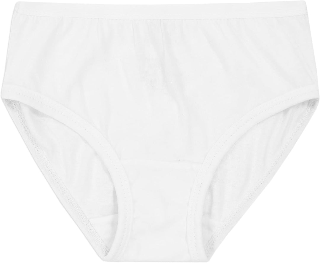 Fruit of the Loom Mädchen Unterhose 6 Slip - 6er-pack - Weiss 6, 6 Slip - 6er-pack - Weiss