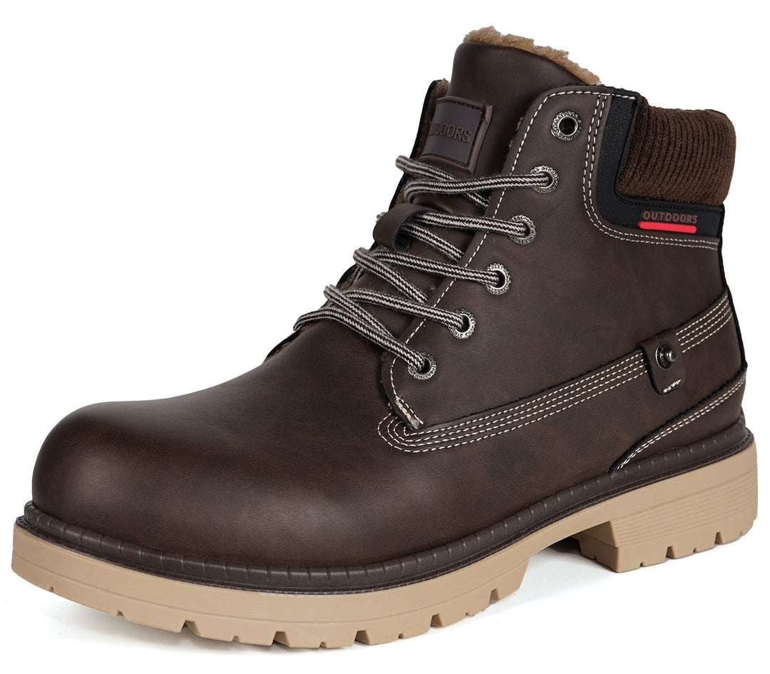 Unisex Winterstiefel Warm Winterschuhe Gefütterte Stiefeletten Wasserdicht Boots Gr.36-47, 41 EU Dun