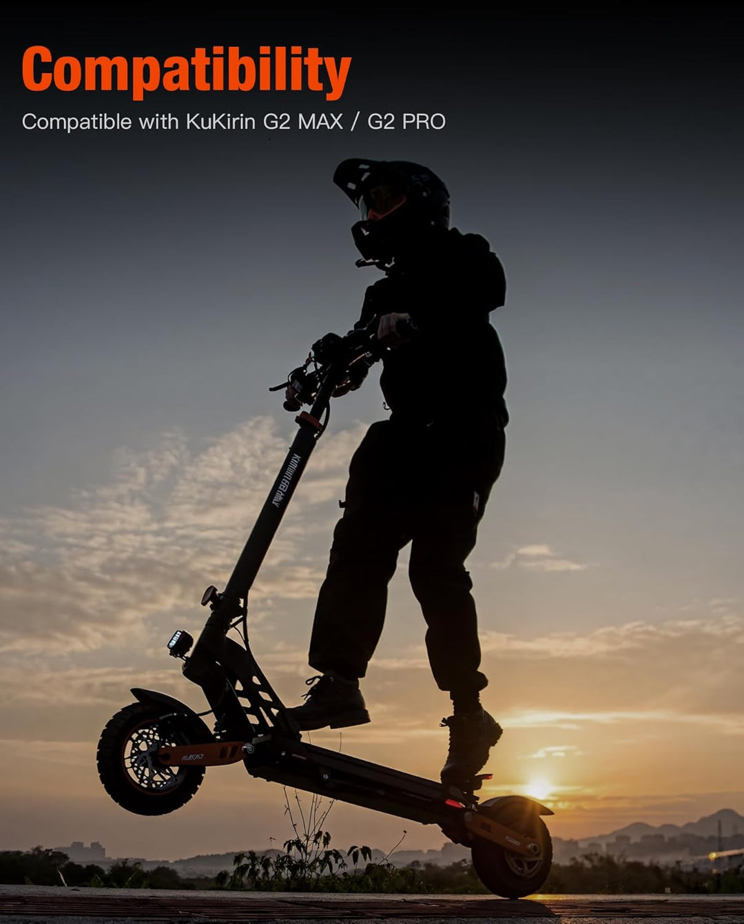 140mm Scooter-Bremsscheibenbremsbelag 6 Löcher Rund Kompatibel mit Kukirin G2 MAX / G2 PRO KickScoot