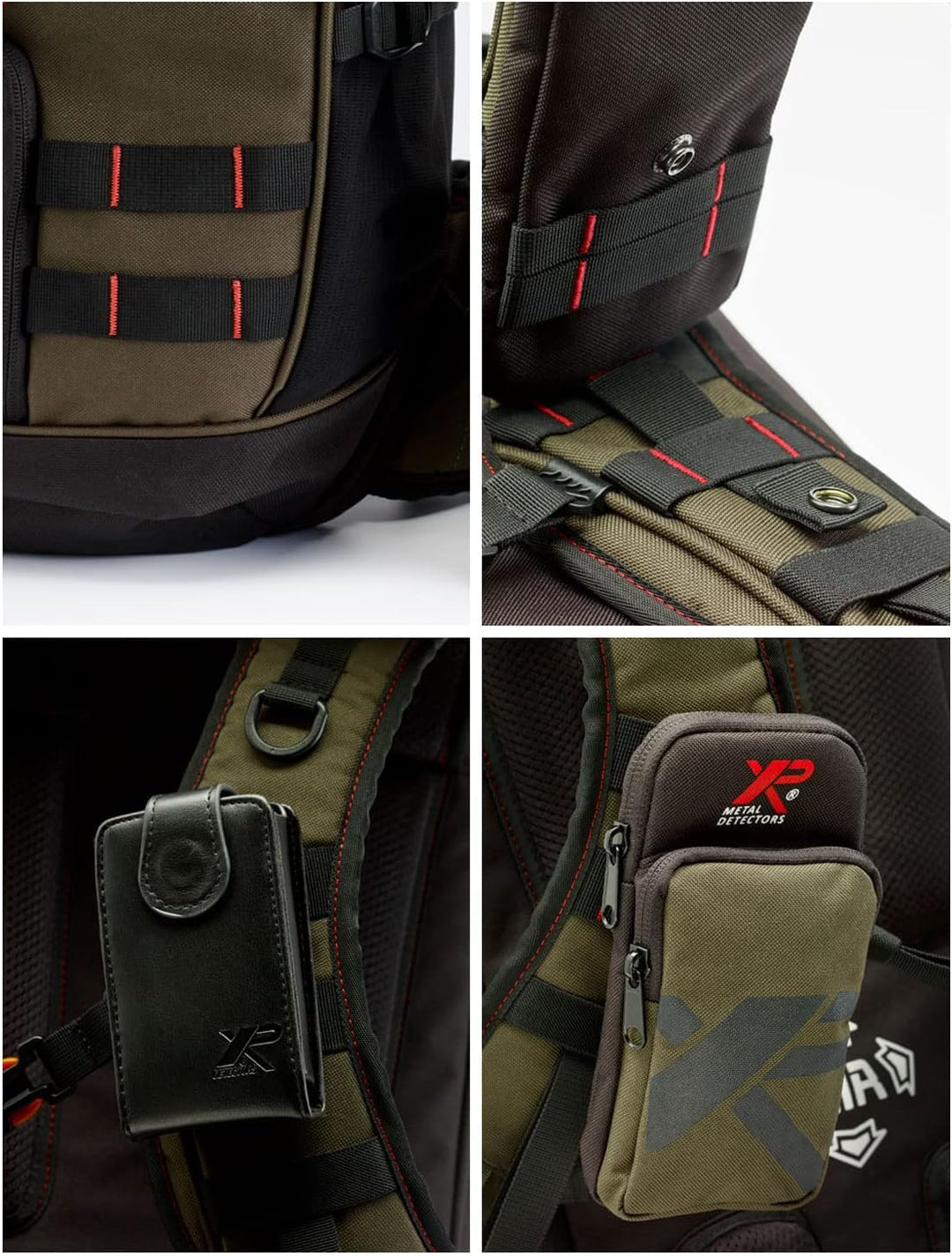 XP Metal Detectors Finds Pouch & Backpack 280, konzipiert für XP Metal Detectors und Finds Pouch mit