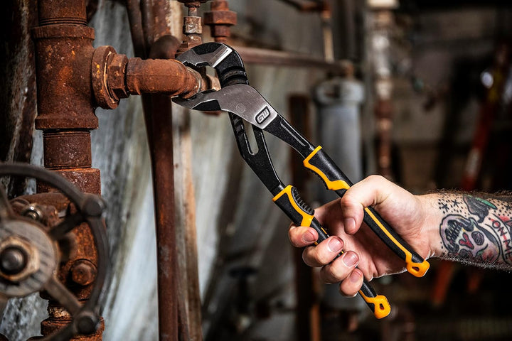 GEARWRENCH Pitbull K9 V-Jaw Zunge und Federzange, 30,5 cm, Doppelmaterial – 82173C 12" V-Jaw T&amp;G Zan