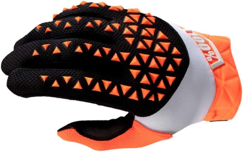100% Airmatic Handschuhe, Erwachsene (Schwarz/Orange, Mittel) M Schwarz/Orange, M Schwarz/Orange