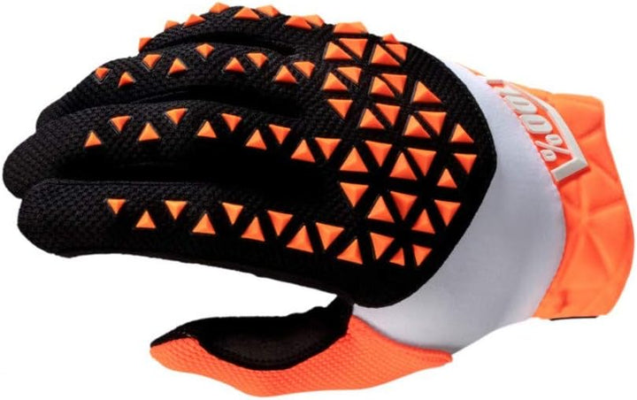 100% Airmatic Handschuhe, Erwachsene (Schwarz/Orange, Mittel) M Schwarz/Orange, M Schwarz/Orange