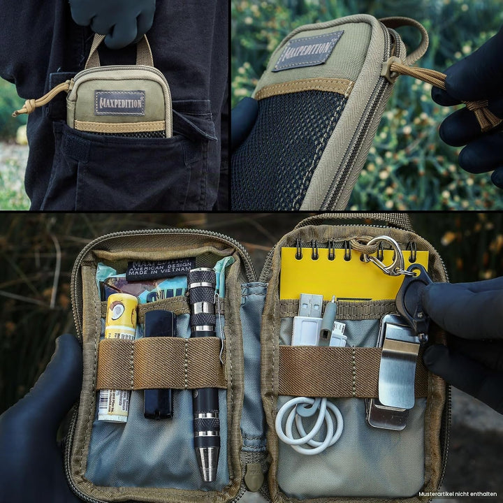 Maxpedition Micro Pocket Organizer Einheitsgrösse Khaki, Einheitsgrösse Khaki