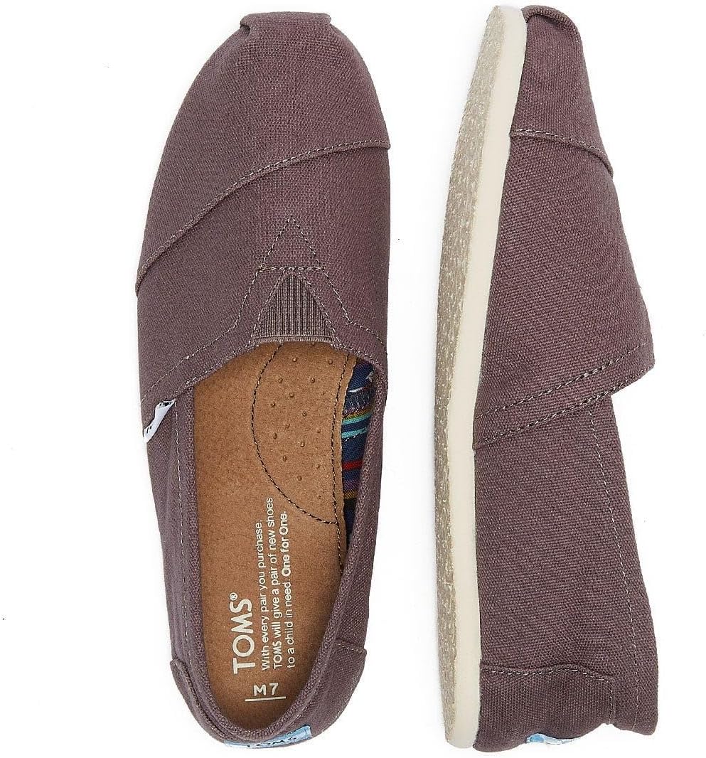 Toms Herren Alpargata CoreFlache Slipper 40.5 EU Ash, 40.5 EU Ash