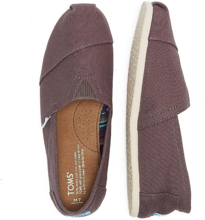 TOMS Herren Alpargata Core Flache Slipper, Grau