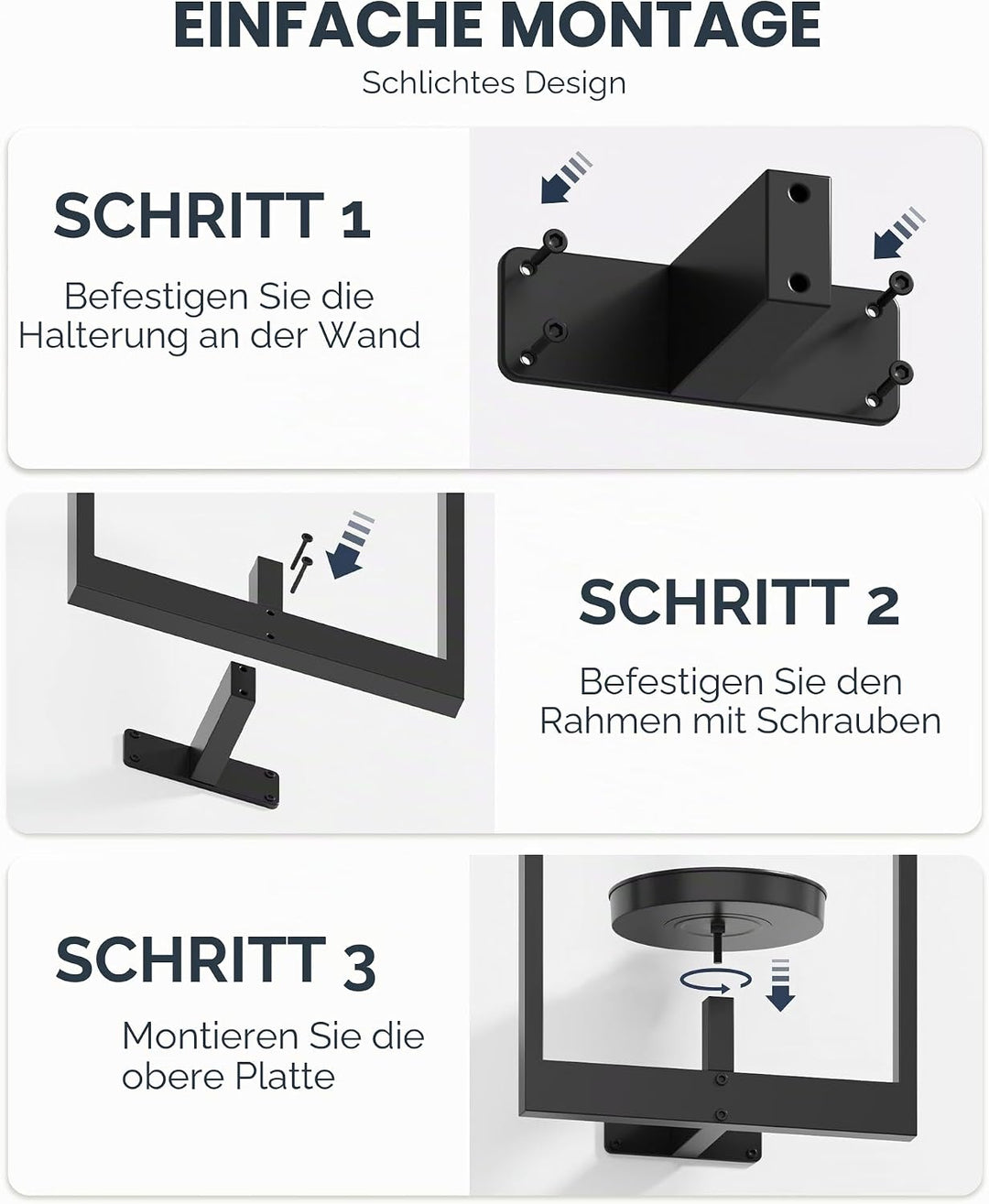Bamworld Wandbehang Pflanzgefässe für Zimmerpflanzen 2 Set Wand Blumenständer Moderner Pflanzenständ