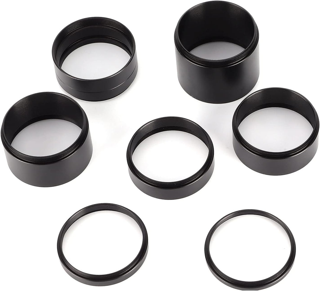 Objektivadapterring, 3/5/7/10/15/20/30mm 8PCS/Set Astronomisches Teleskop-Zubehör Teleskop-Zubehör f