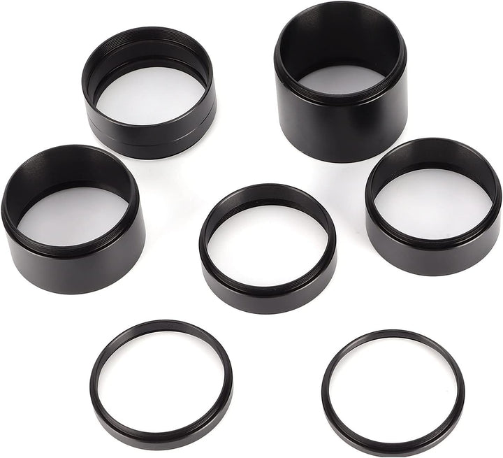 Objektivadapterring, 3/5/7/10/15/20/30mm 8PCS/Set Astronomisches Teleskop-Zubehör Teleskop-Zubehör f