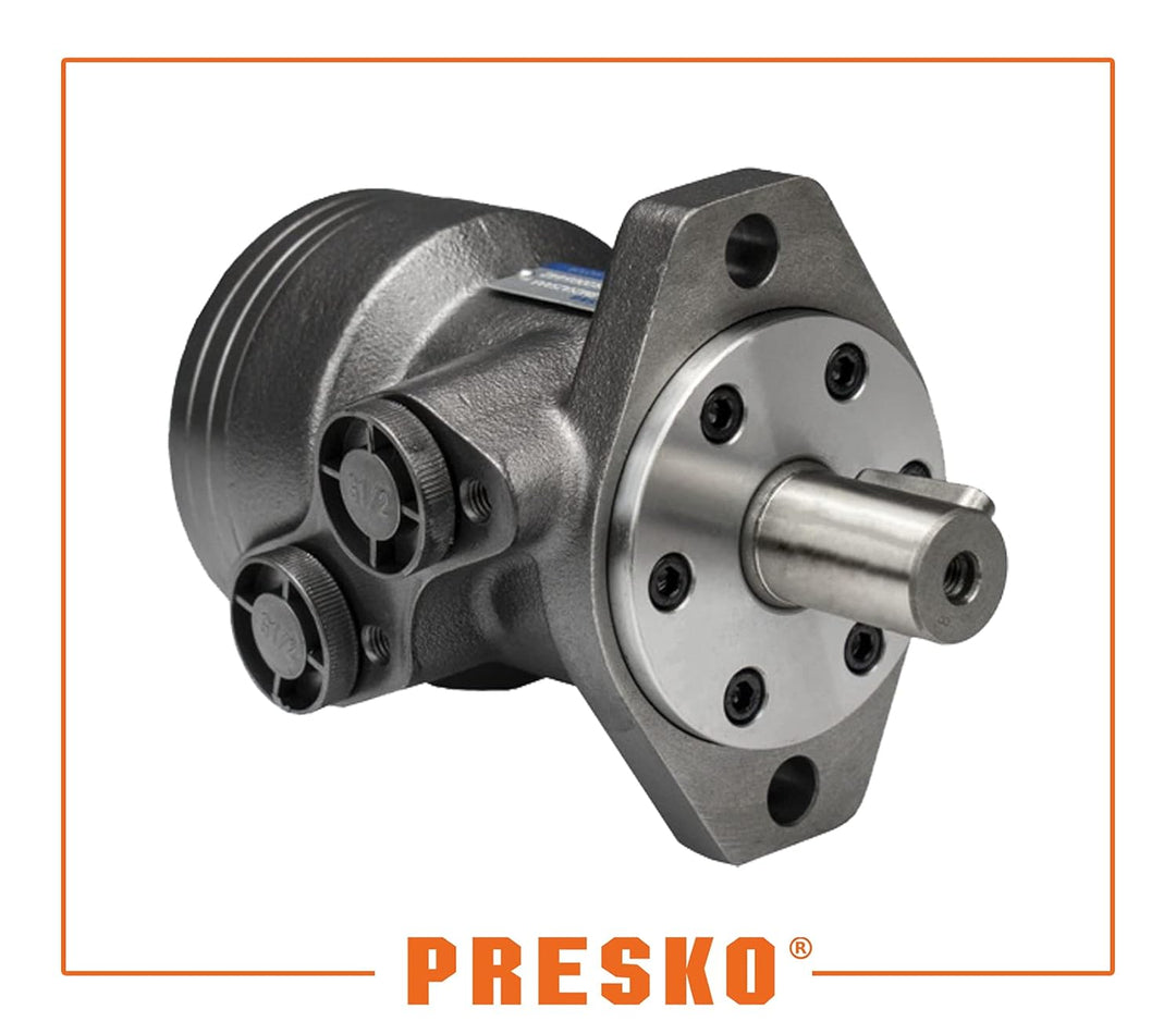 Presko Orbitaler Gerotor Hydraulikmotor 50 cm³/Umdrehung G ½" Anschluss, SAE A - Äquivalent OMR 50 B