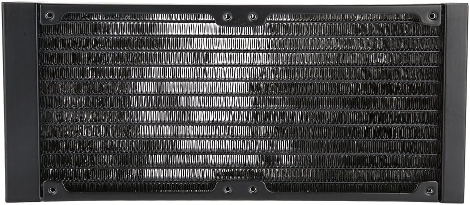 Richer-R 120mm/240mm/360mm Aluminium Radiator, Aluminiumheizkörper 12 Röhren PC Wasserkühlung Heizkö