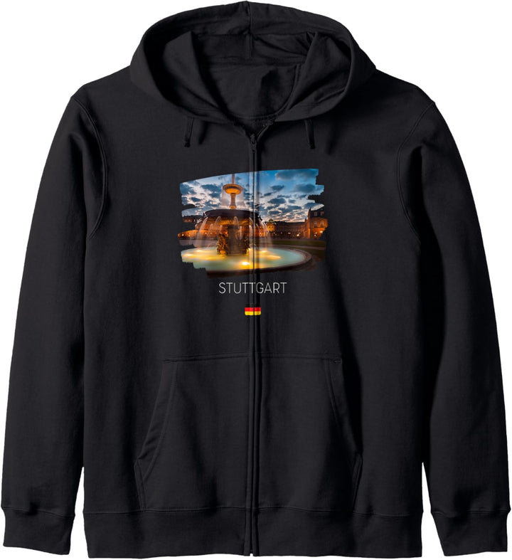 Stuttgart Deutschland Kapuzenjacke