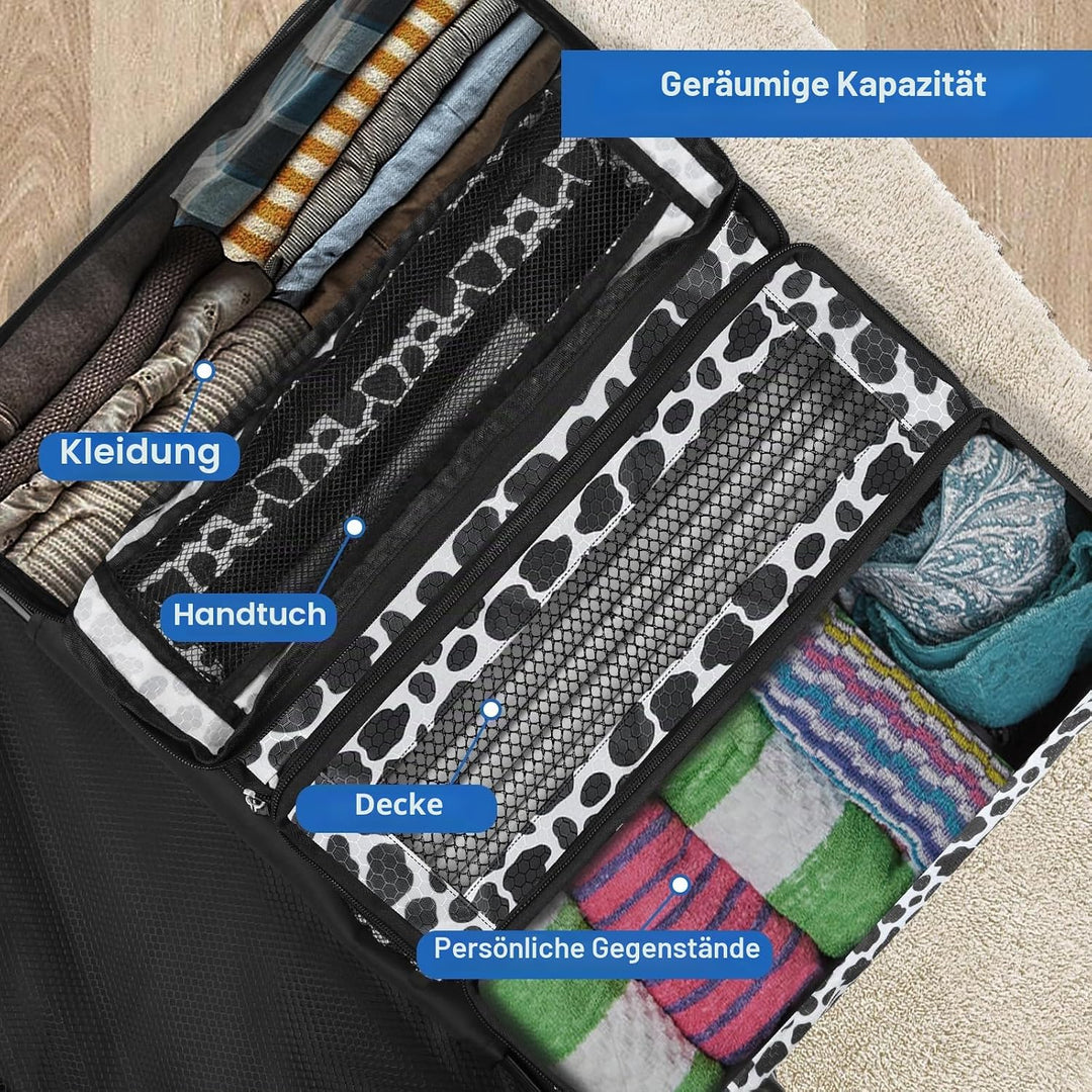 Koffer-Organizer, Reisegepäck-Organizer, tragbar, hängende Reiseregale, zusammenklappbar, zum Aufhän